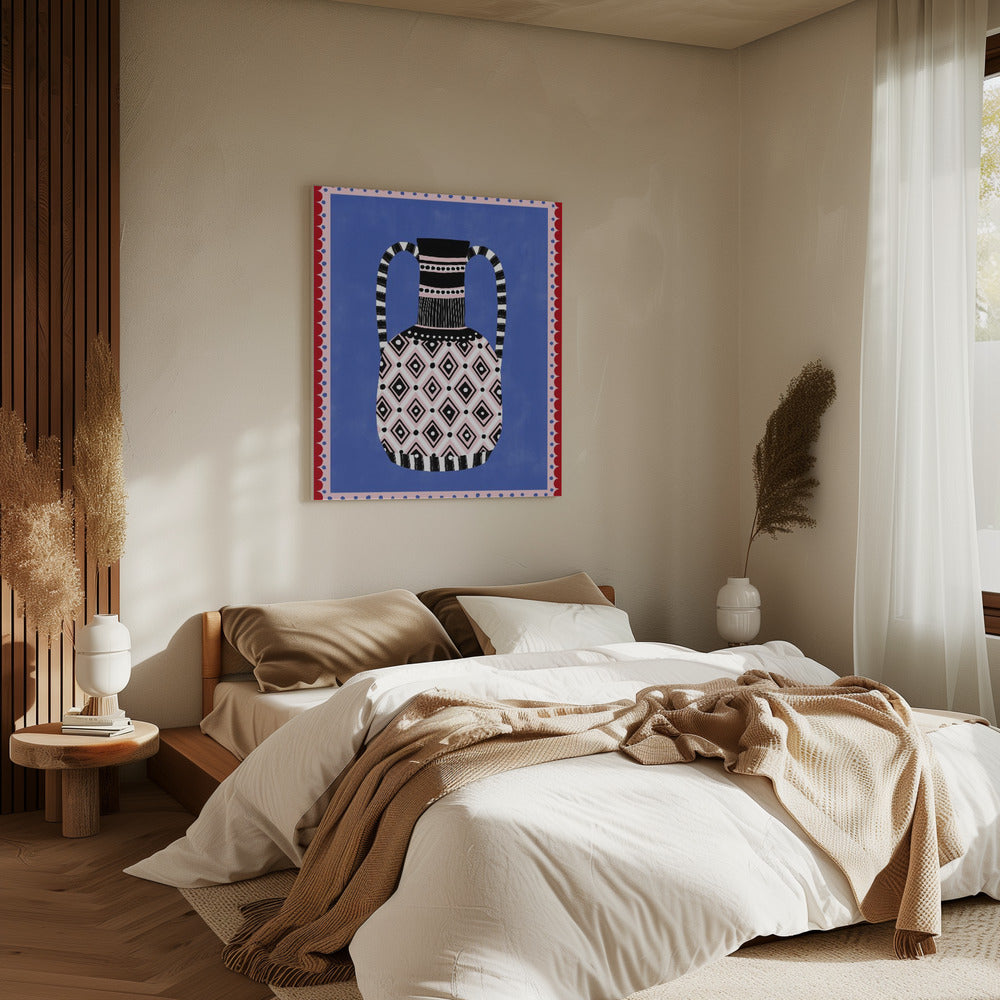Geometrische patronen en felle kleuren | Canvas