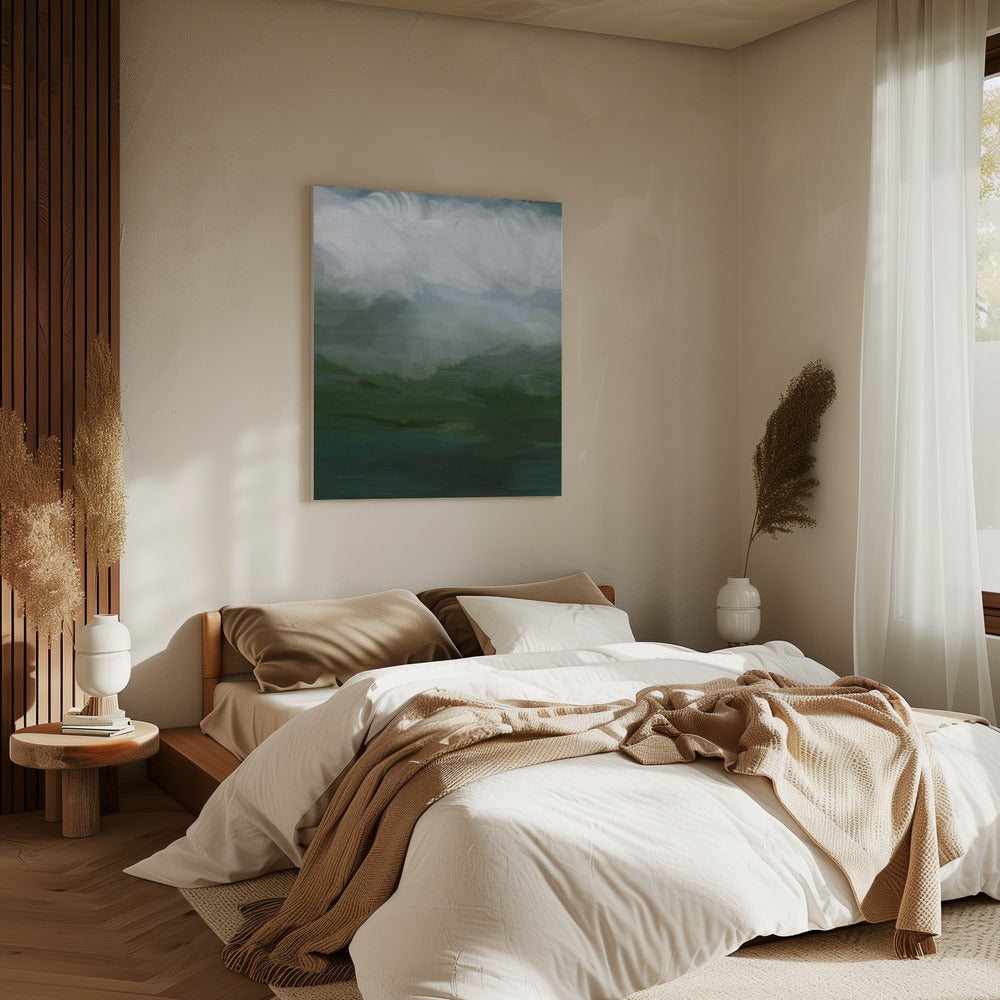 Ruwe zee olie paneel 3 | Canvas