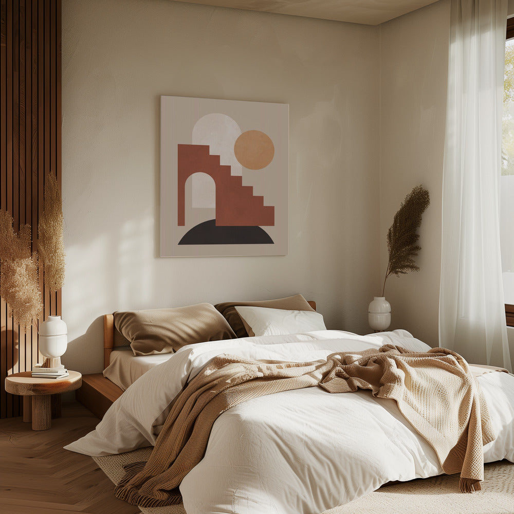 Geometrische compositie 4 | Canvas