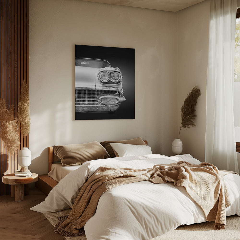 Amerikaanse klassieke auto Bonneville 1958 Cabriolet | Canvas