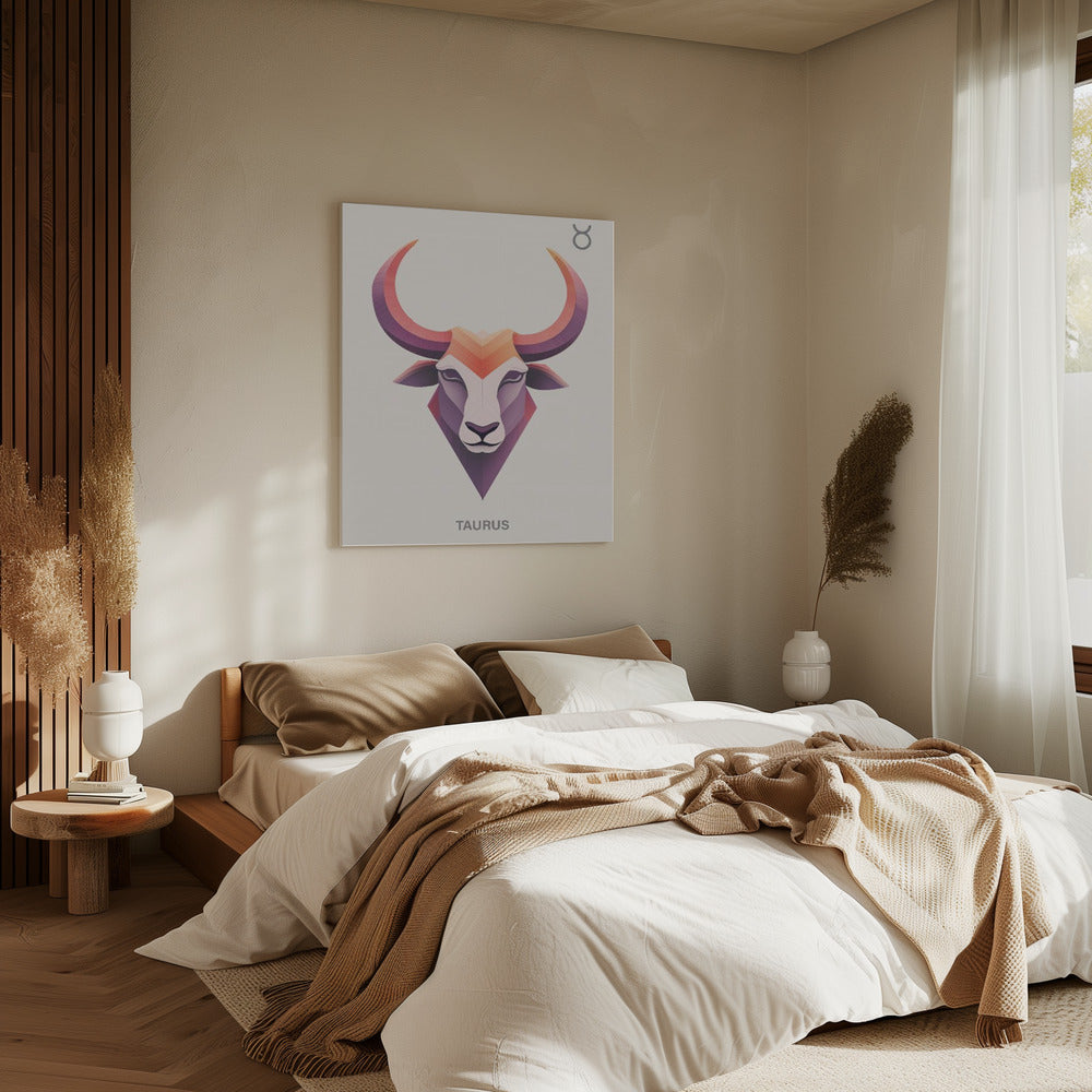 Sterrenbeeld Stier Kunst | Canvas