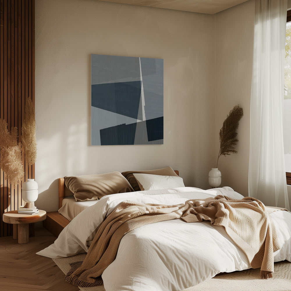 Gekartelde rand Abstract 3 | Canvas