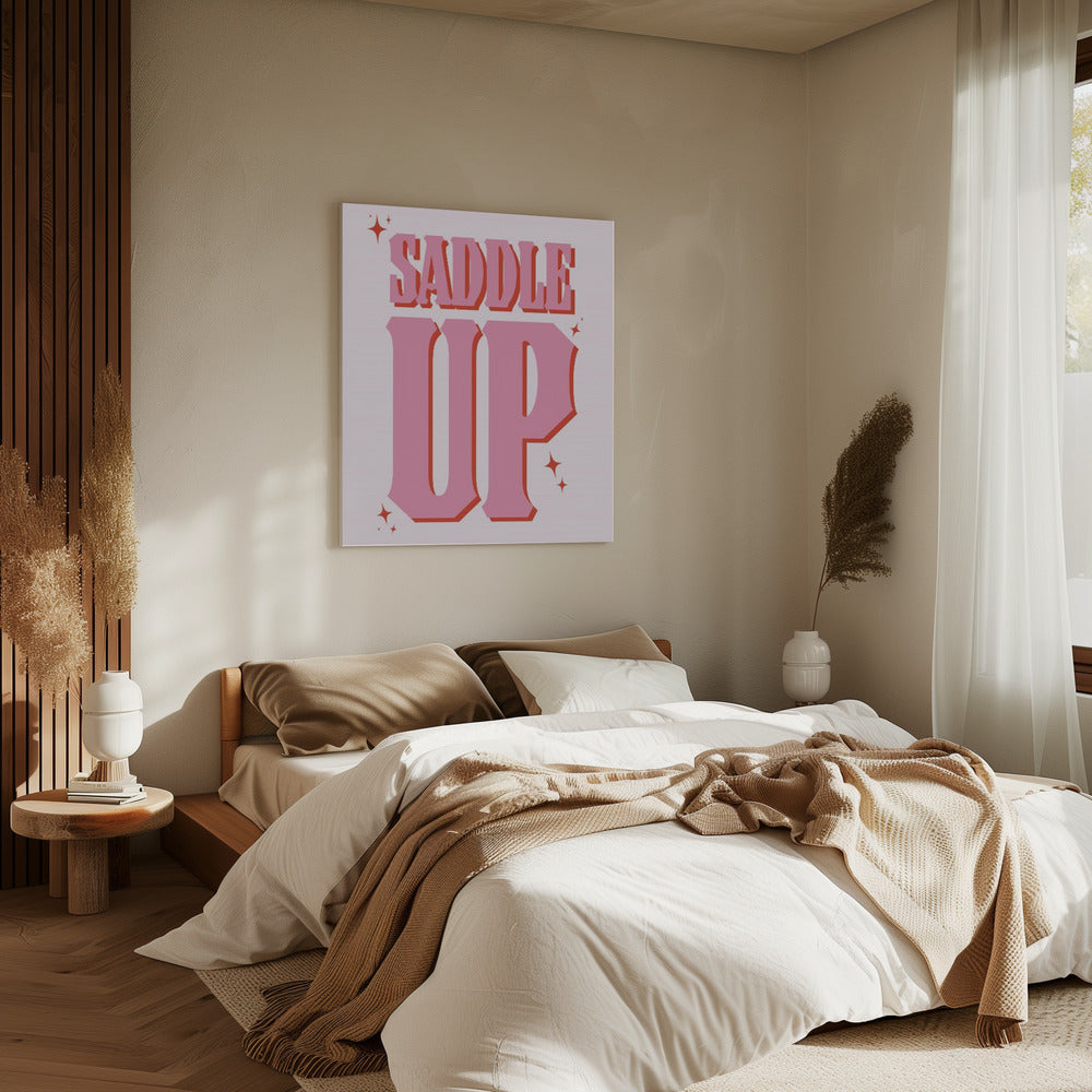 Zadel op | Canvas
