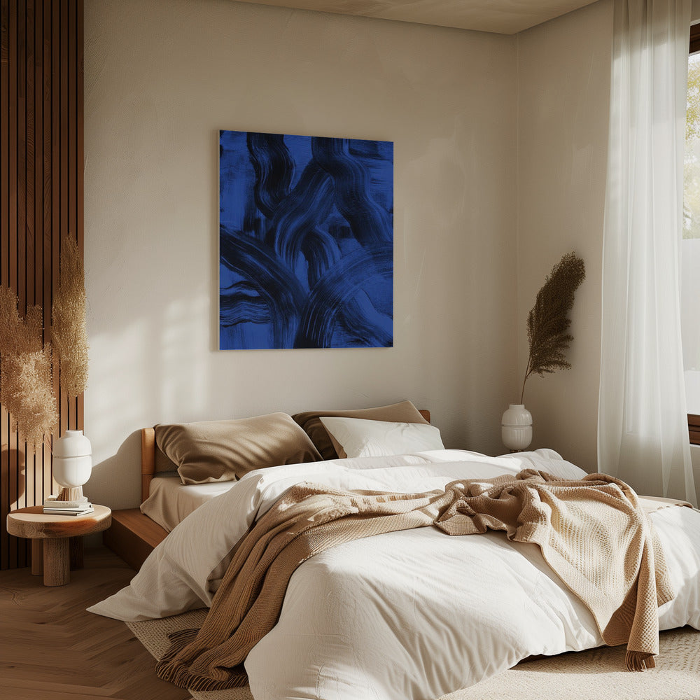 Abstracte penseelstreken 126X | Canvas