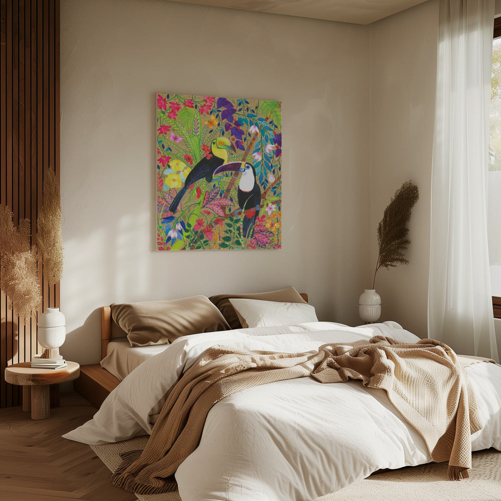 Levendige geest van de tropen | Canvas