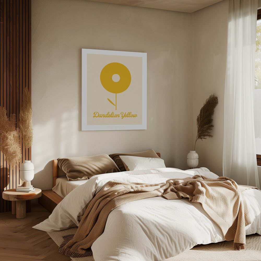 Pandc Paardenbloemgeel Kopie | Canvas