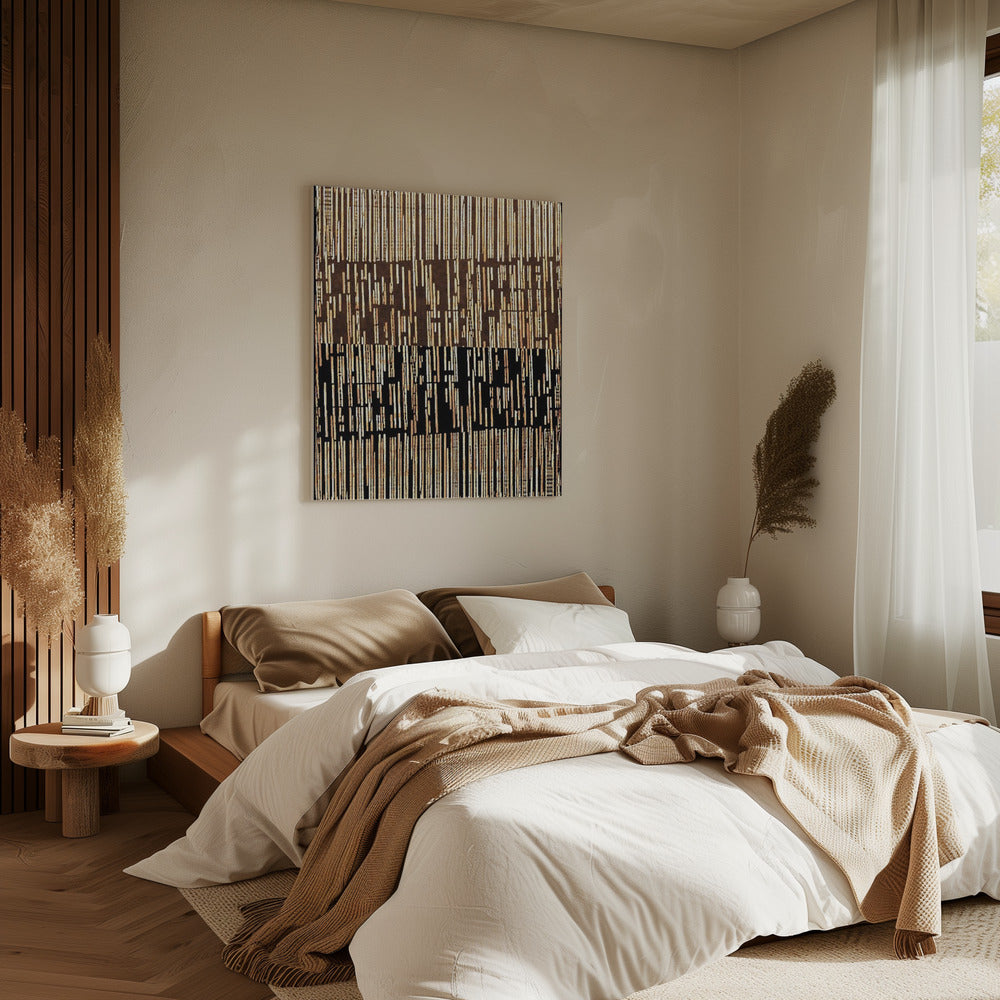 Ingewikkelde lineaire patronen | Canvas
