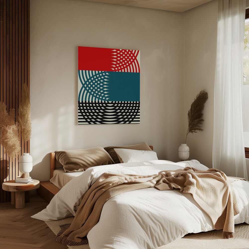 Symmetrische echo's | Canvas