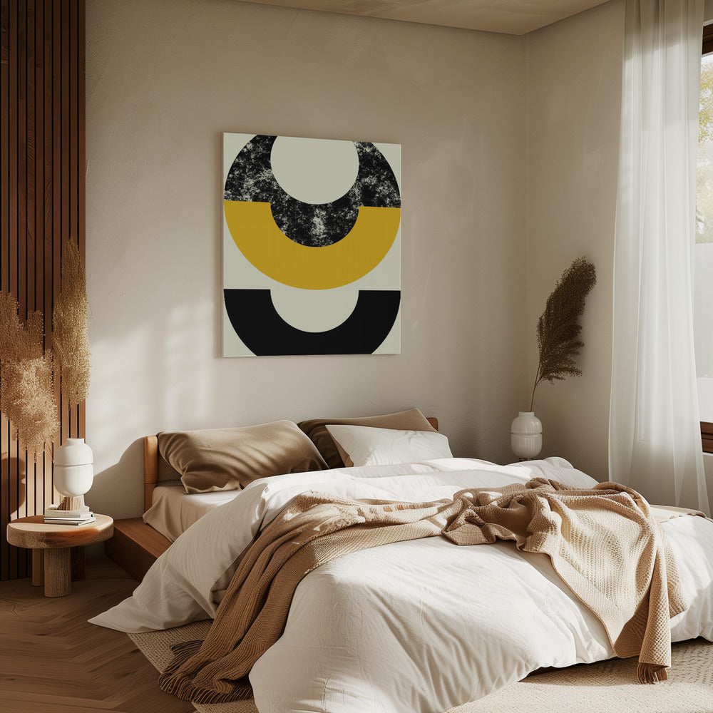 Symmetrische zonsverduistering | Canvas