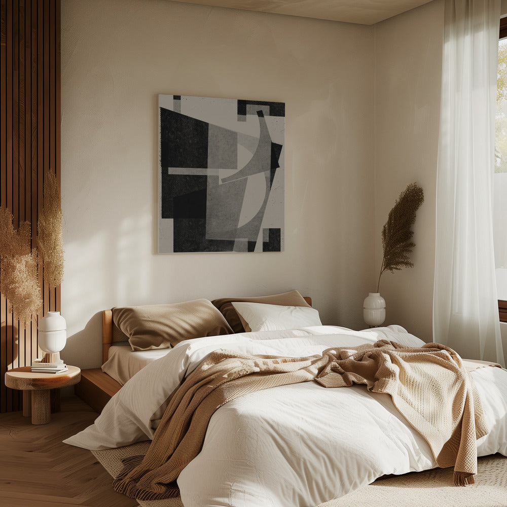 Geometrische schaduwen | Canvas