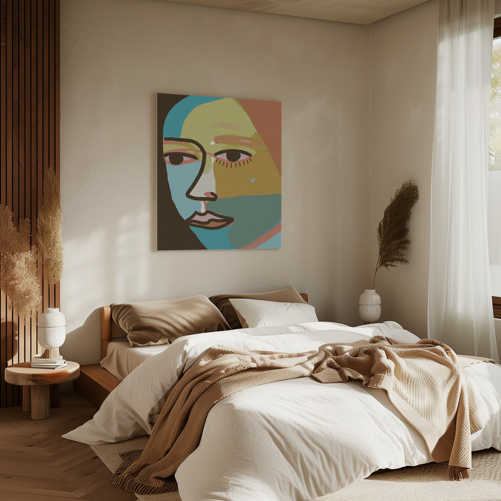 Abstract gezicht | Canvas