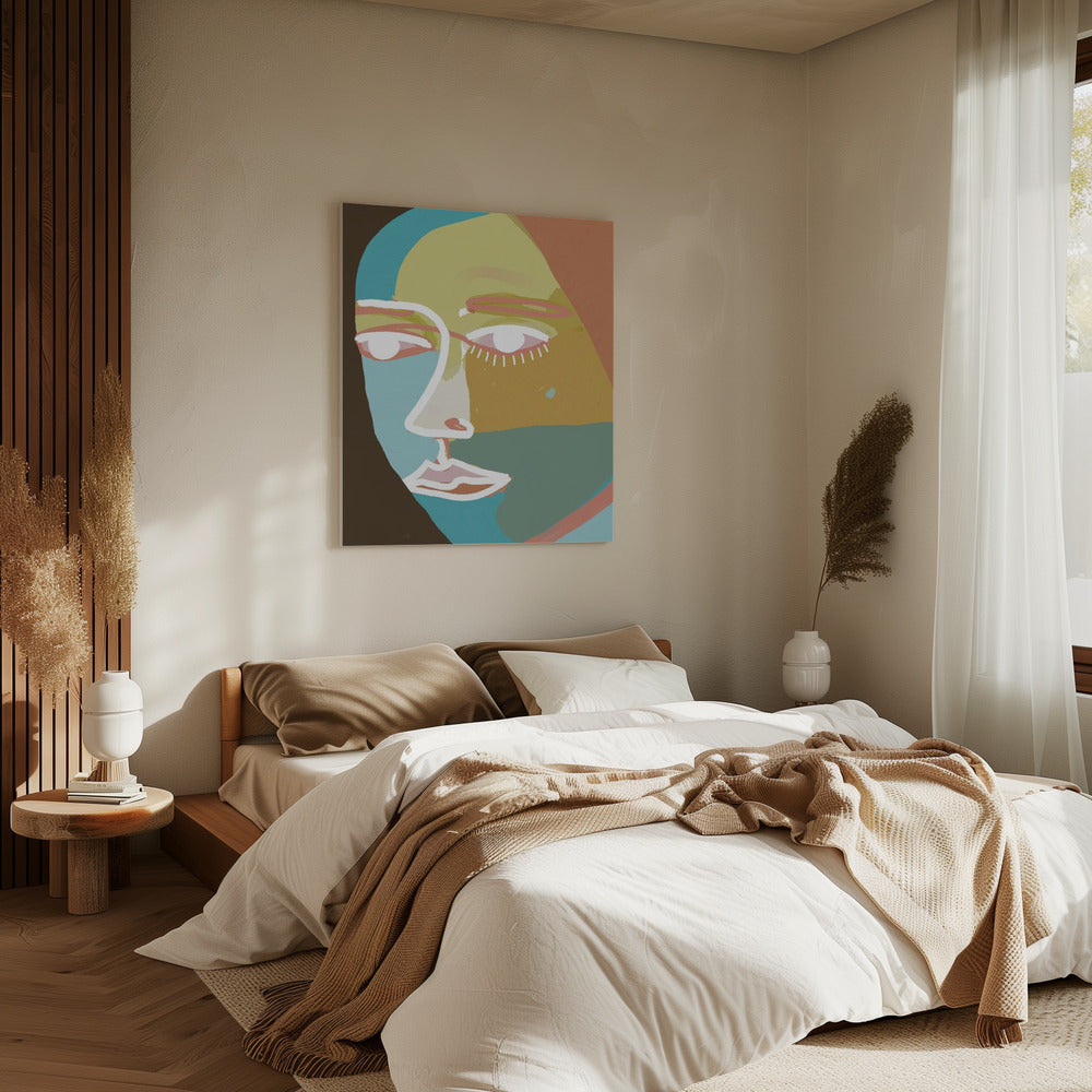 Abstract lijnvlak | Canvas