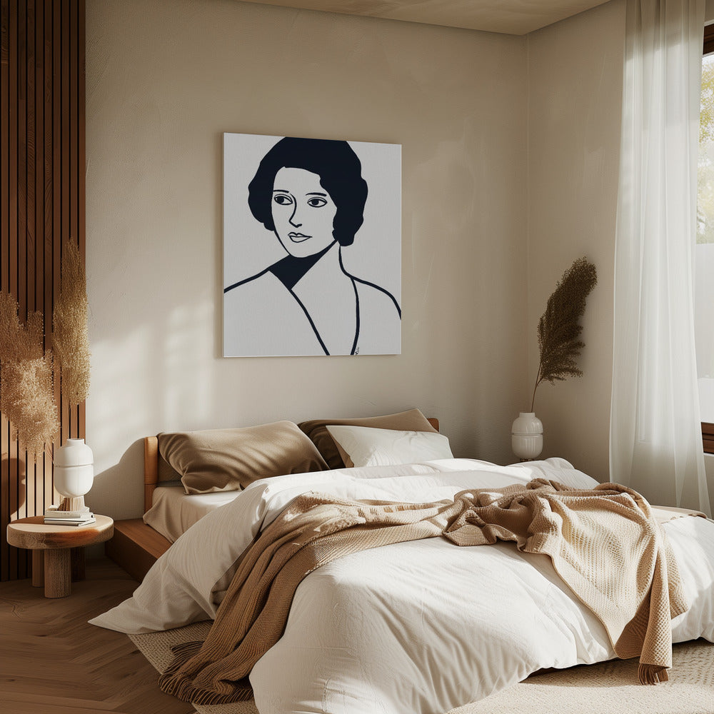Vintage vrouw | Canvas