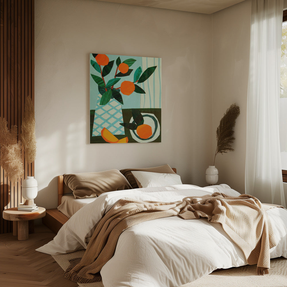Stilleven met citrusochtend II | Canvas