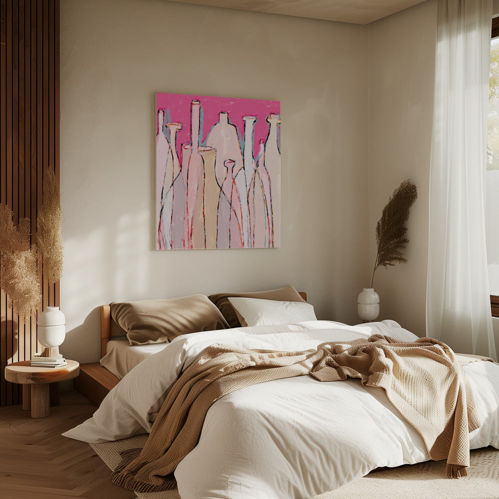 Flessensilhouetten | Canvas
