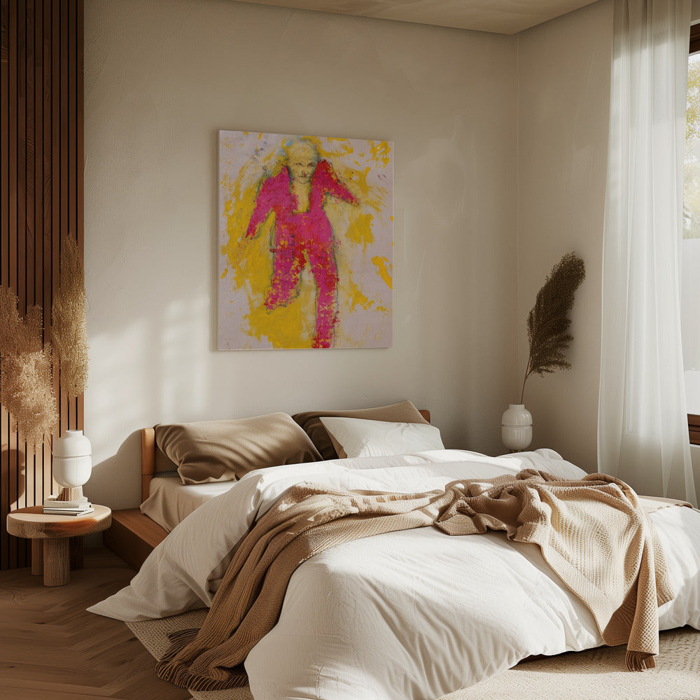 Rennende man | Canvas