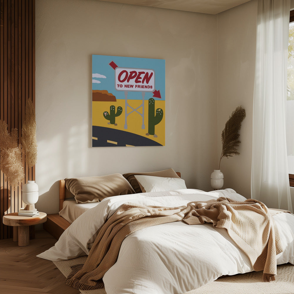 Open voor nieuwe vrienden | Canvas