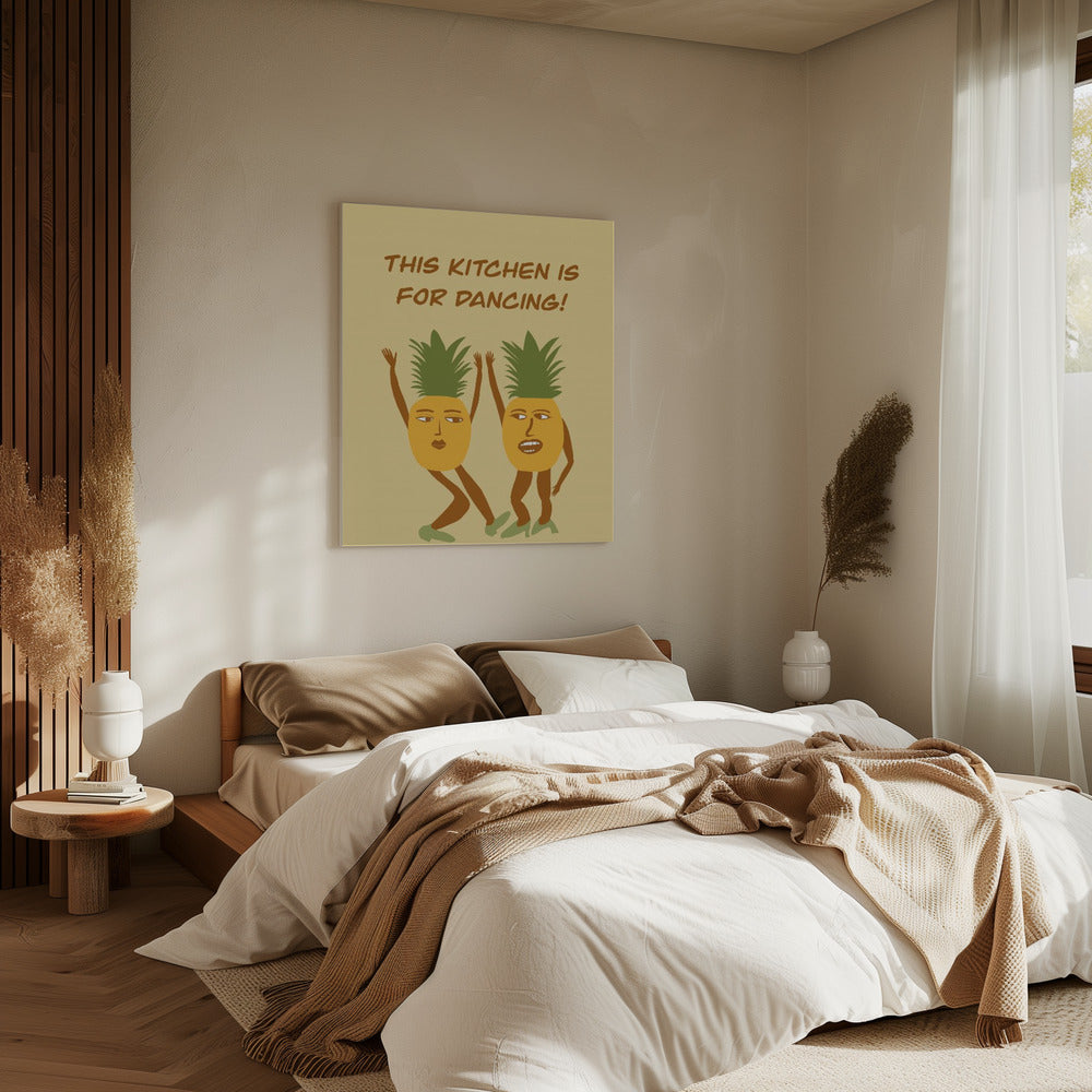 Dansende ananas | Canvas