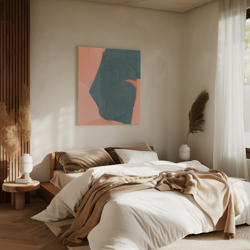 Abstract gedompeld landschap 2 | Canvas