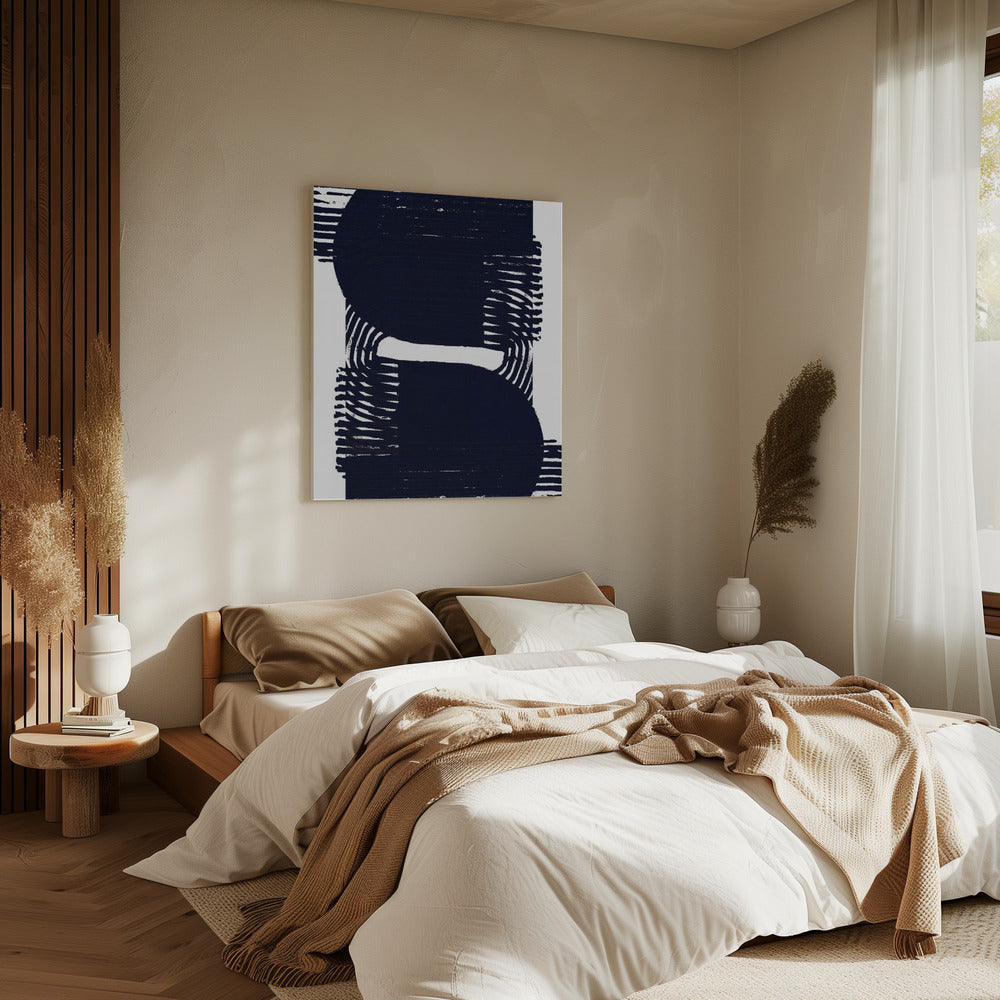 Abstracte, gedurfde vormen 2 | Canvas