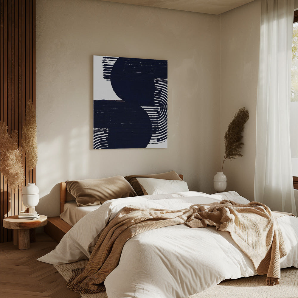 Abstracte, gedurfde vormen 3 | Canvas