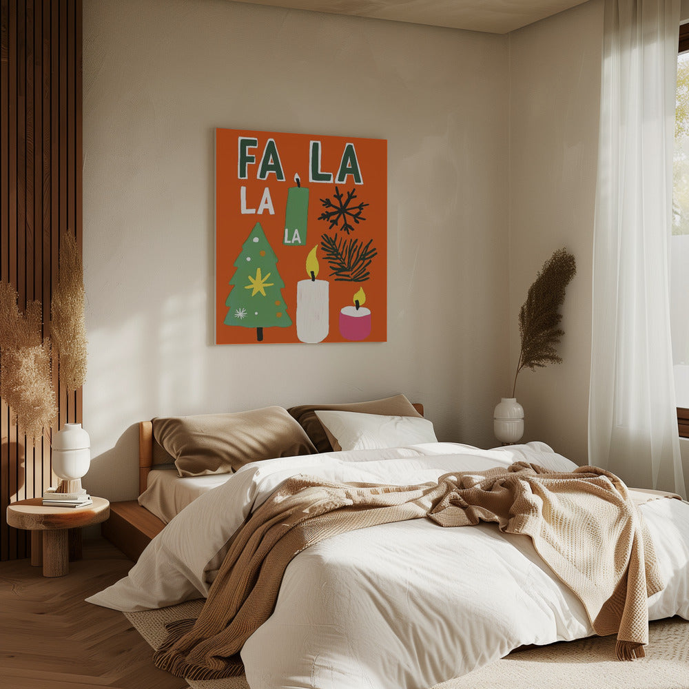 Feestelijke vreugde-uitbarsting | Canvas