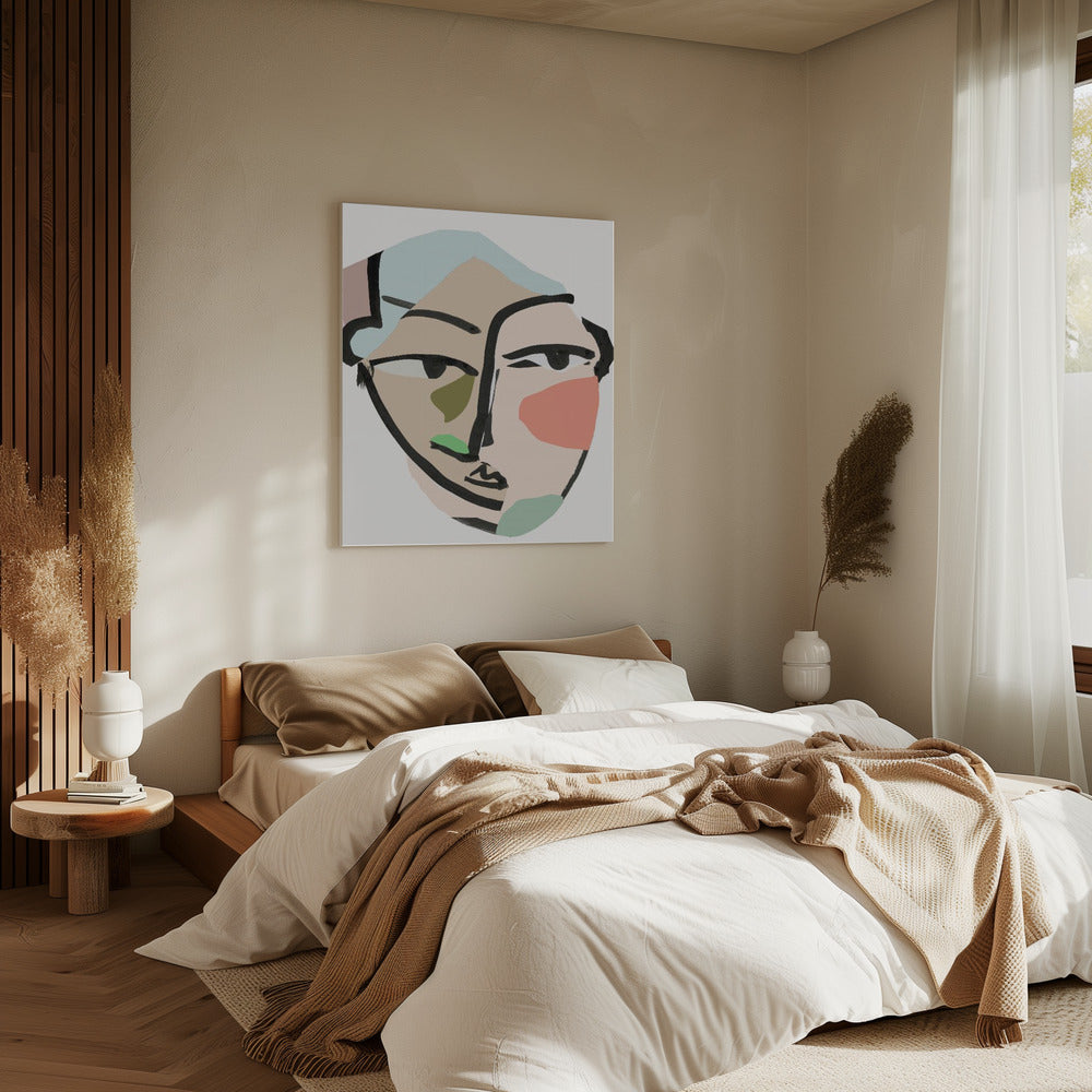 Visage No2 Kunstdruk | Canvas
