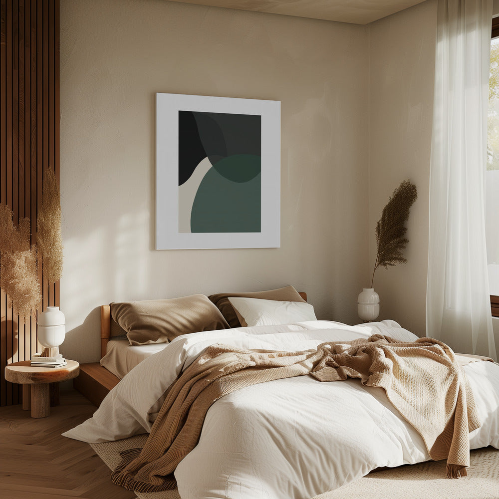 Abstracte vormen kunstdruk | Canvas