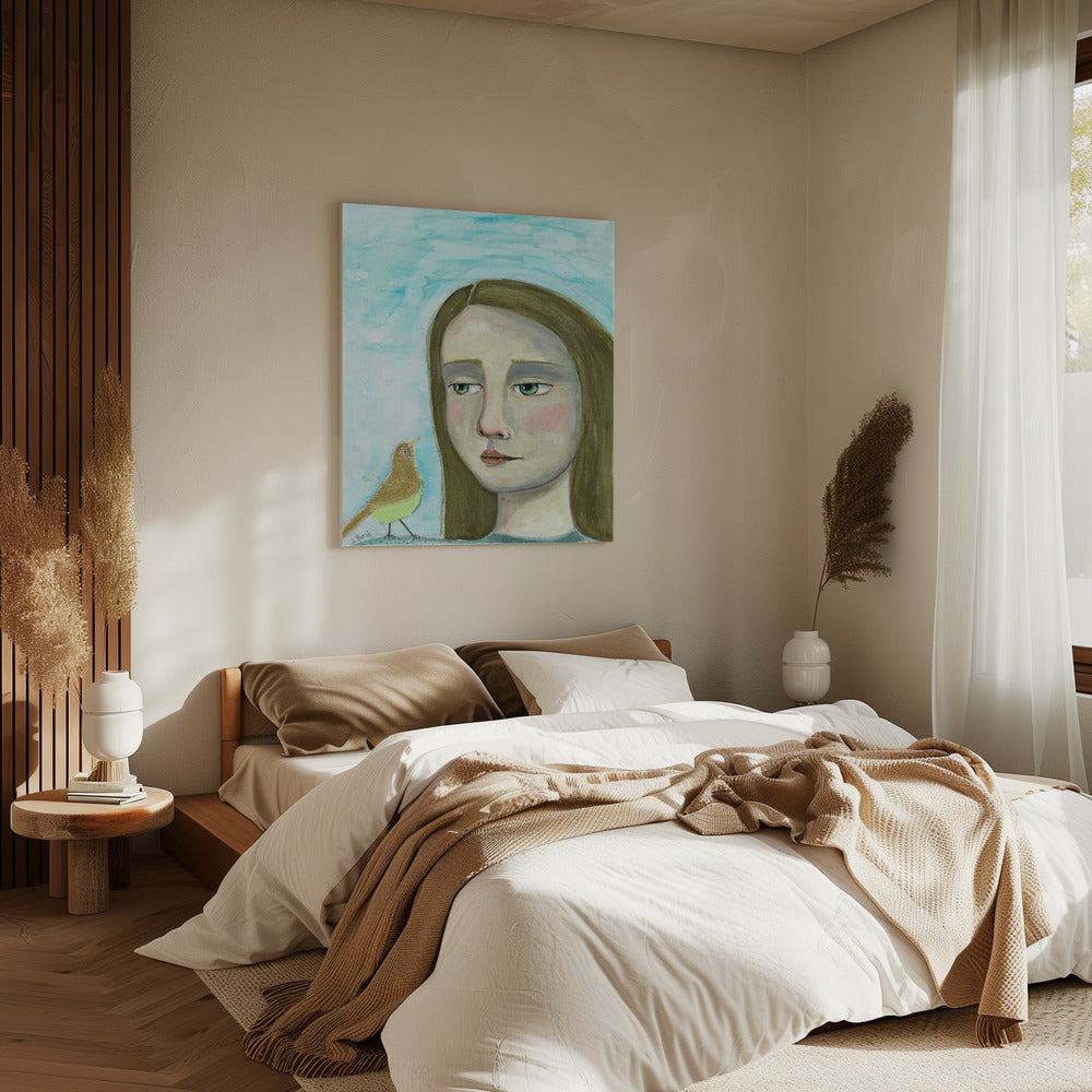 Lady and Bird | Canvas