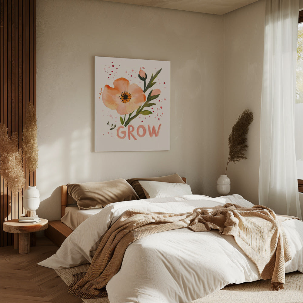 Bloemengroei | Canvas