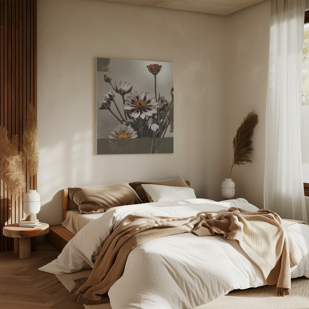 5 Vintage Bloemen | Canvas