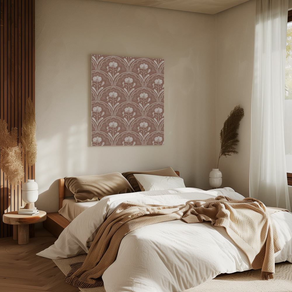 Boho Orchidee Tegelpatroon | Canvas