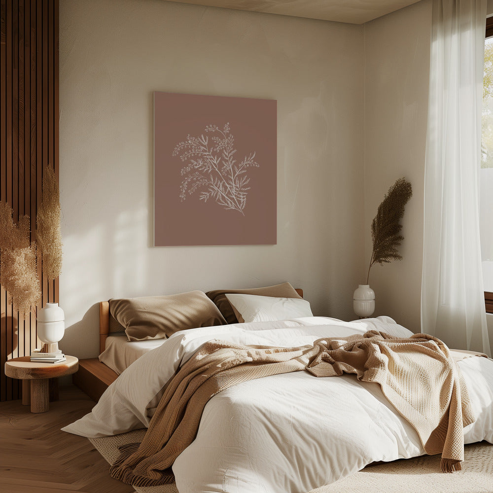 Acacia Botanische tak | Canvas