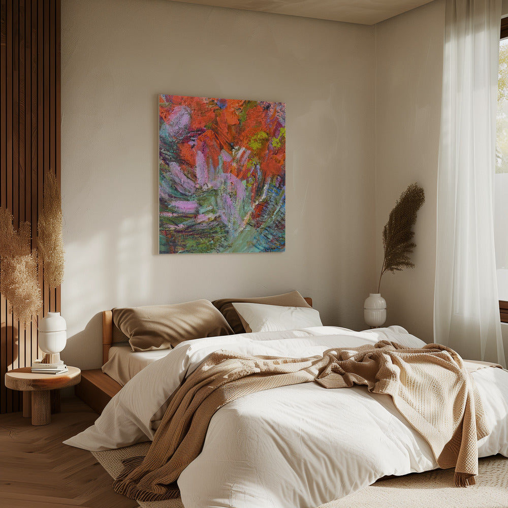 Levendige Bloomscape | Canvas