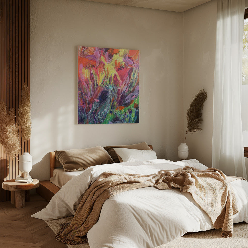 Levendige wervelwind | Canvas