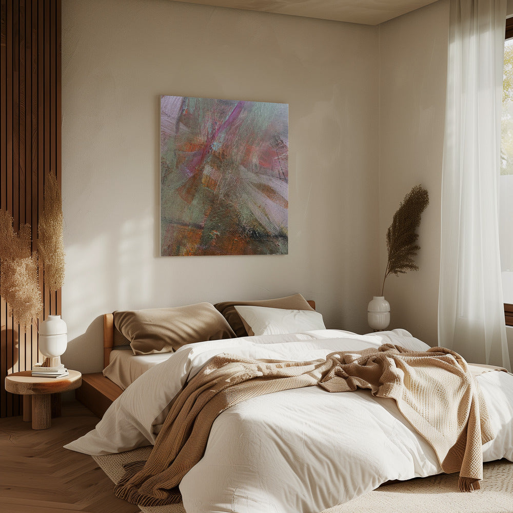Wervelende penseelstreek | Canvas