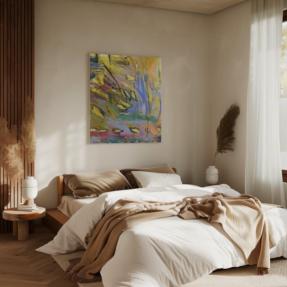 Levendige wervelwind | Canvas