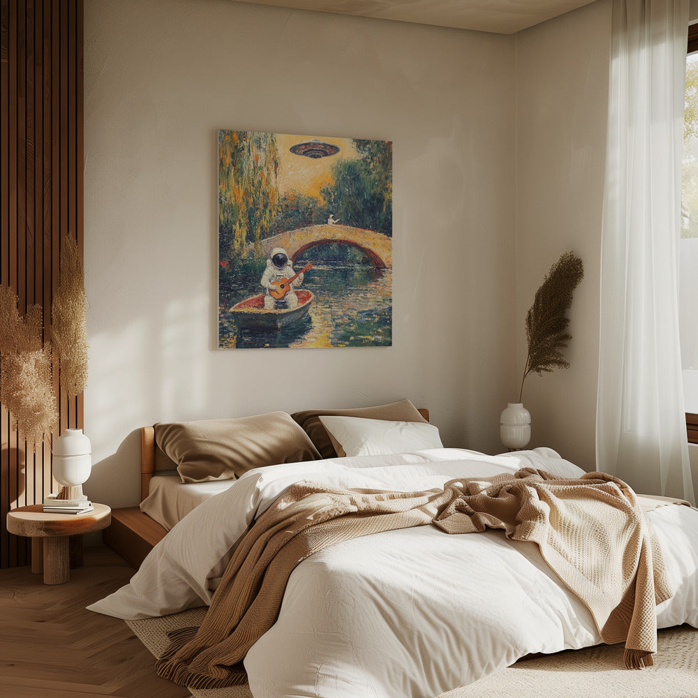 Ballade naar de rivier | Canvas
