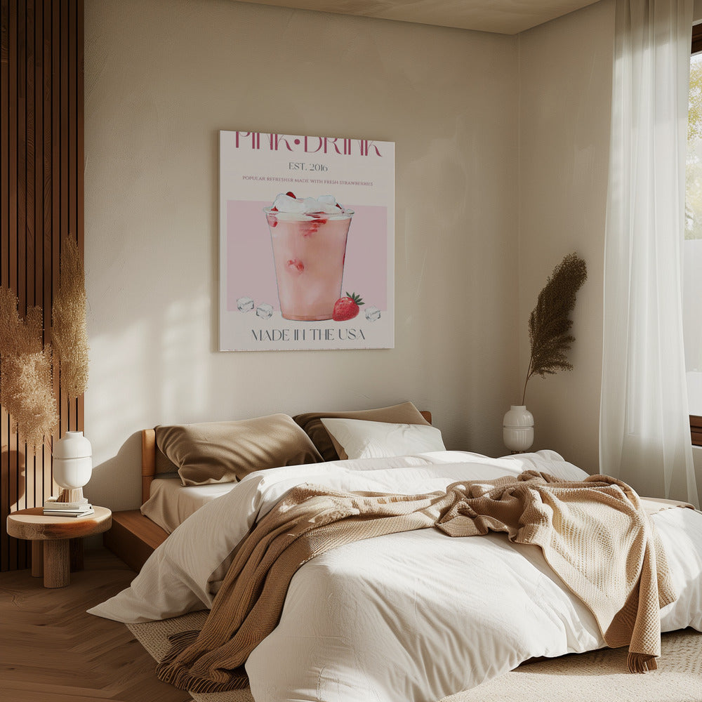 Roze Drank Print | Canvas