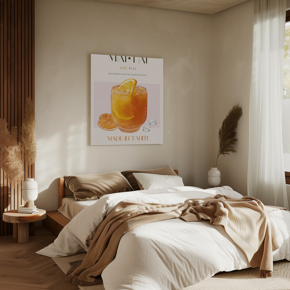Orange Bliss Drankje | Canvas