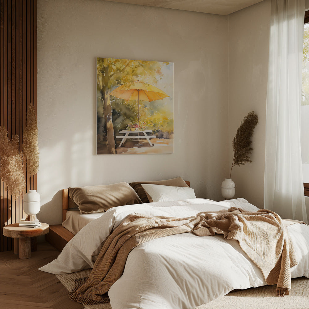 Zomer in de achtertuin | Canvas