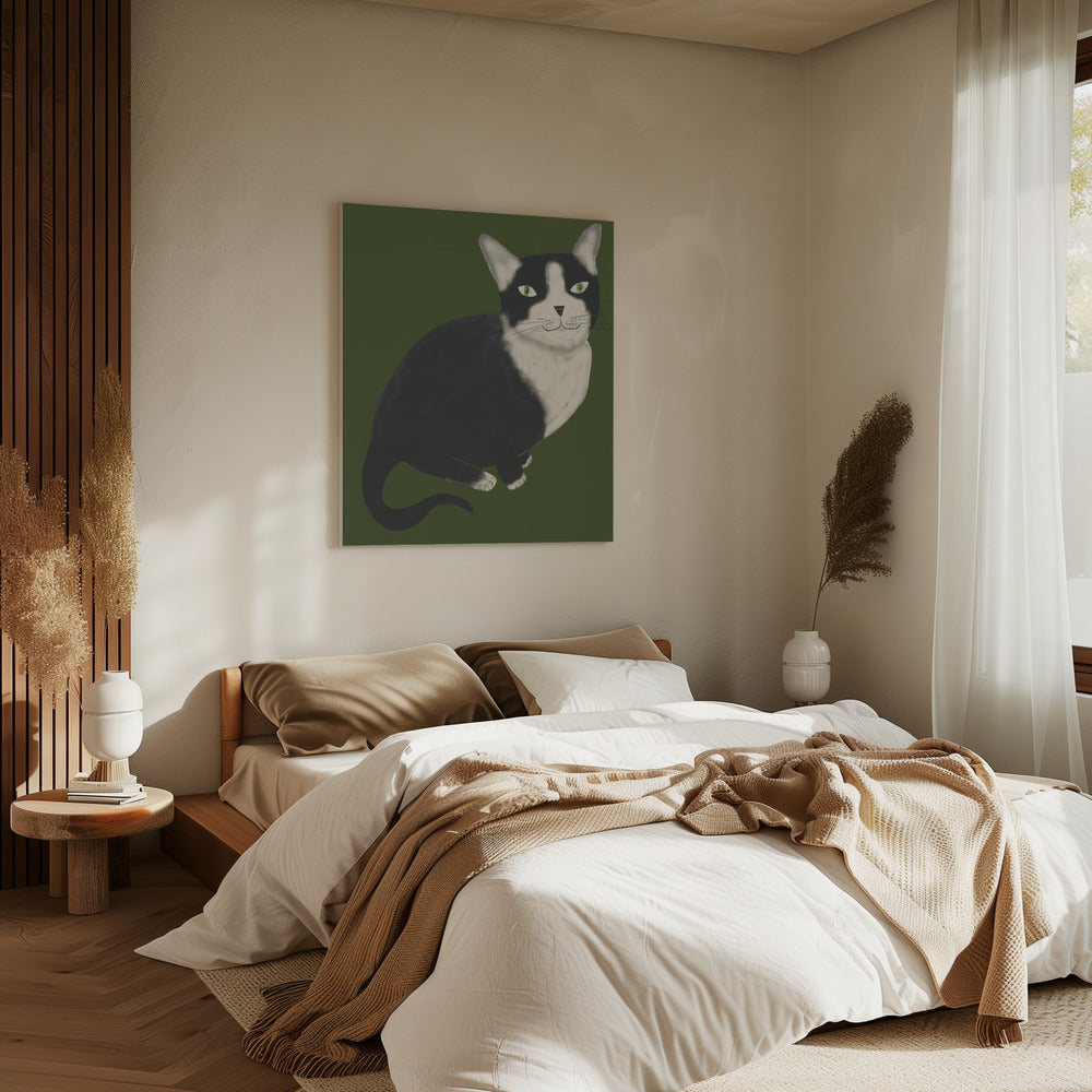 Meneer Tuxedo Cat | Canvas