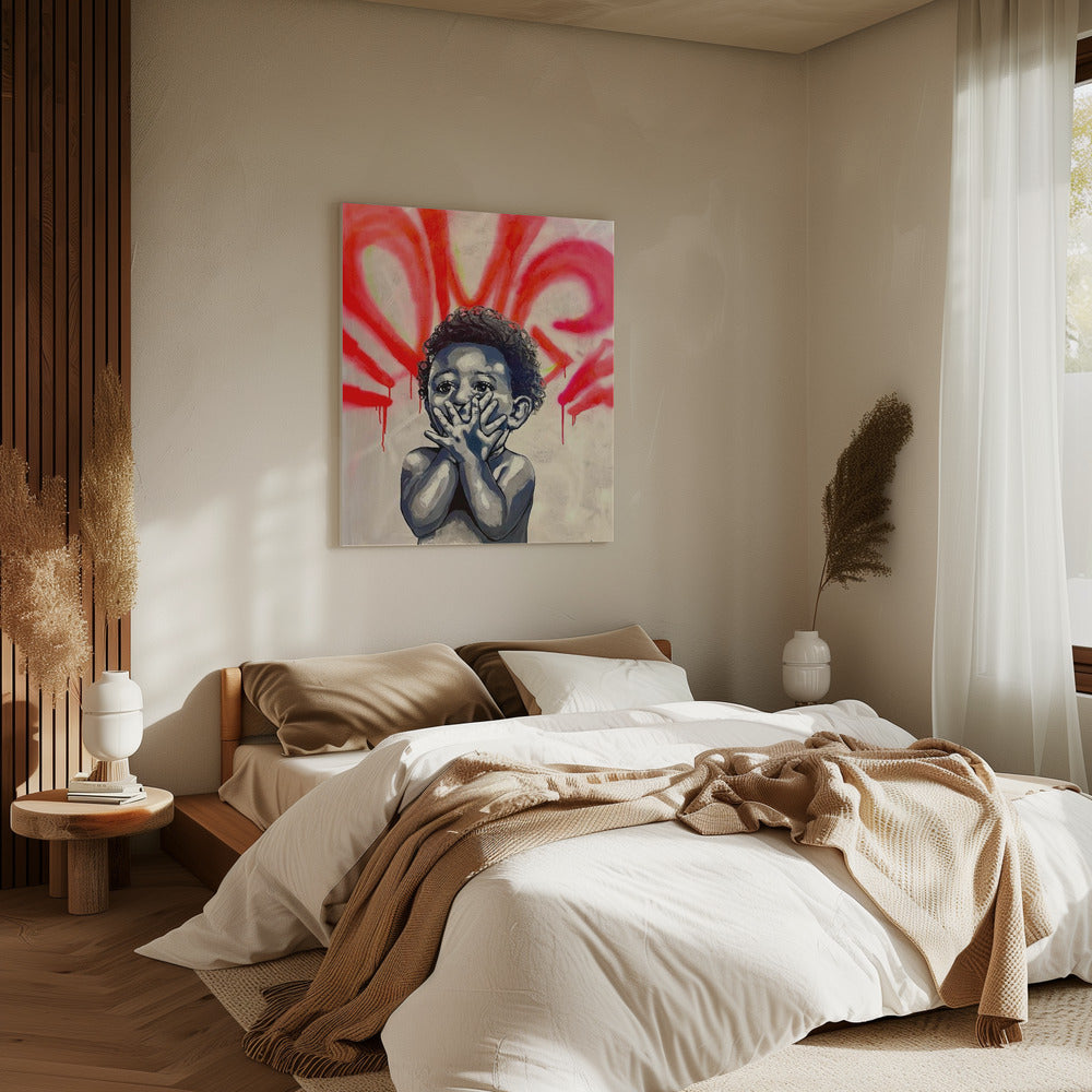 Fluisterende onschuld | Canvas