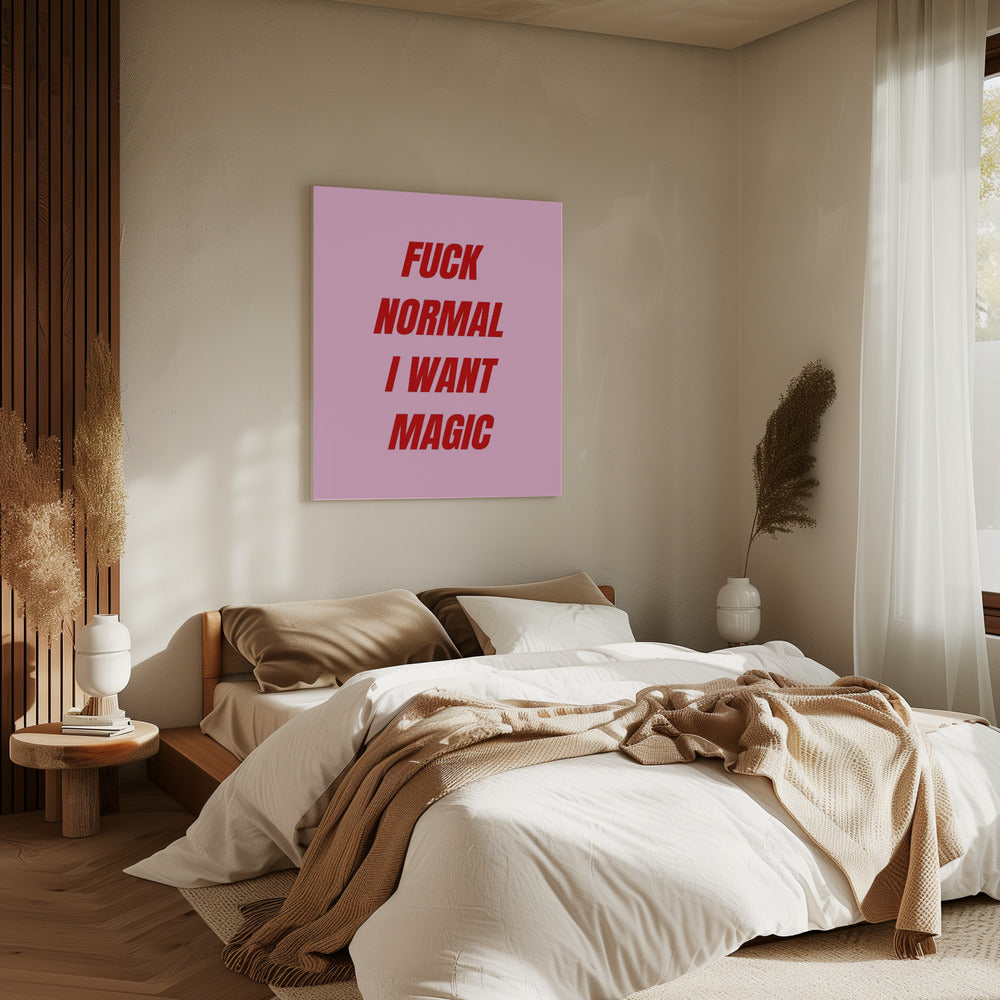 Bold Red Typography | Canvas