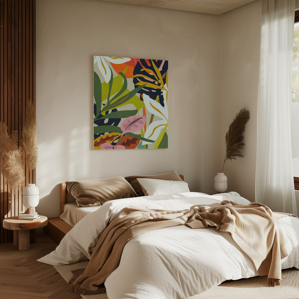 Jungle Abstract Patroon | Canvas