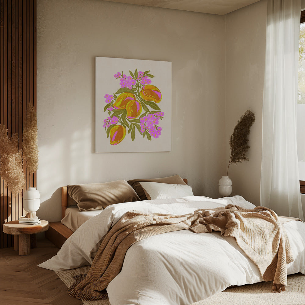 Levendige Mango's | Canvas