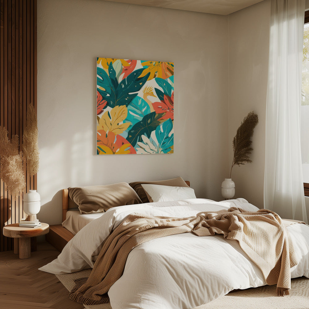Bloeiend Groen | Canvas