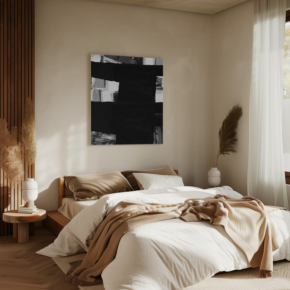 Monochrome lagen | Canvas