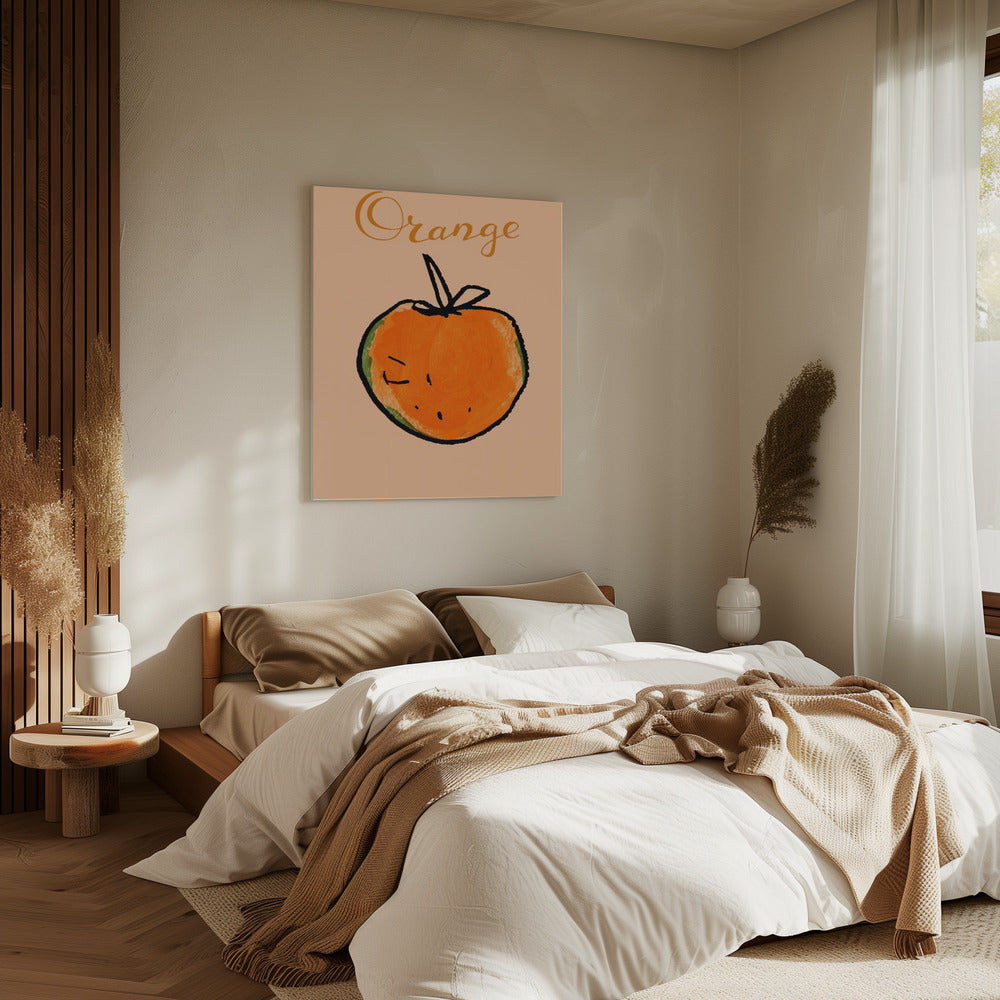 Zonnig Citrus Geluk | Canvas