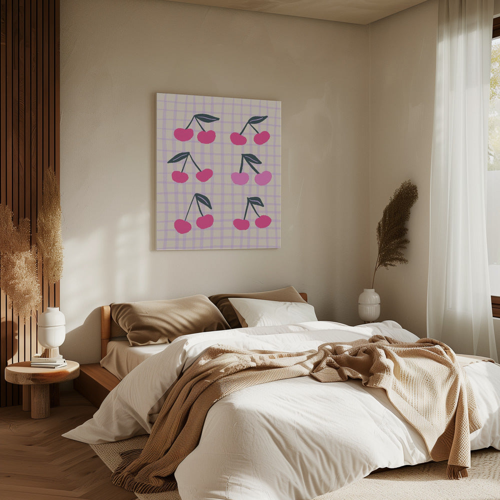 Roze Kersengenot | Canvas